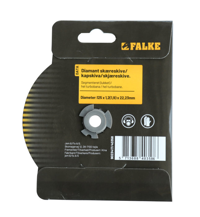 Falke diamant turboblad Ø125 mm
